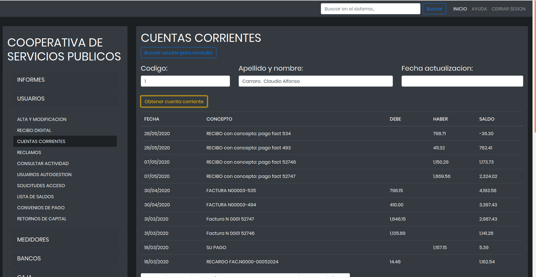 Cuenta corriente